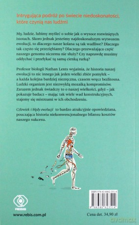 Człowiek i błędy ewolucji - Nathan H. Lents [KSIĄŻKA]