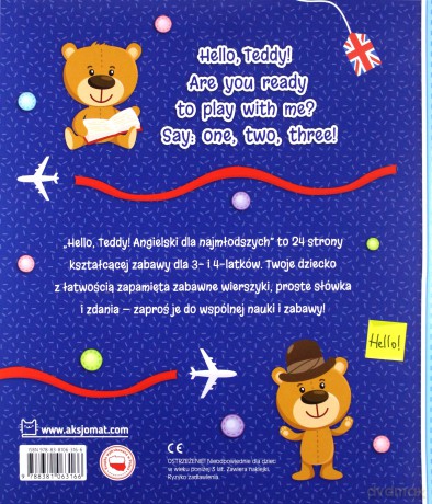 Hello Teddy. Angielski dla najmłodszych [KSIĄŻKA]