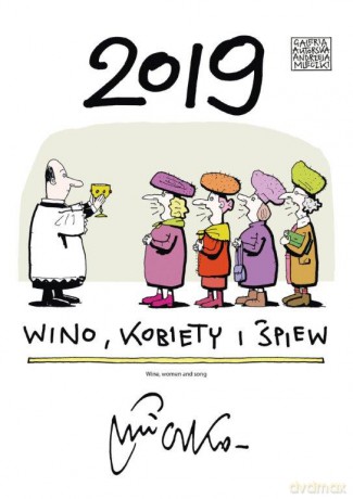 Kalendarz 2019 ścienny. Andrzej Mleczko [KALENDARZ]