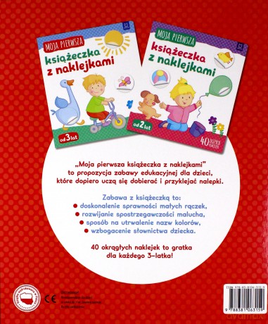 Moja pierwsza książeczka z naklejkami [KSIĄŻKA]
