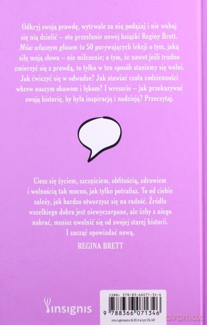 Mów własnym głosem. 50 lekcji jak głosić swoją prawdę - Regina Brett [KSIĄŻKA]