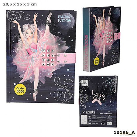 Pamiętnik na kod grający Fantasy model ballet