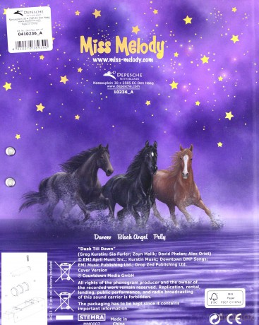 Pamiętnik na kod grający Miss melody