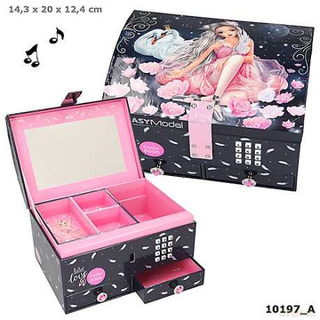 Szkatułka na kod grająca Fantasy model ballet