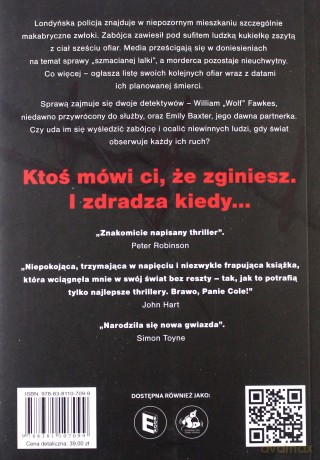 Szmaciana lalka - Daniel Cole [KSIĄŻKA]