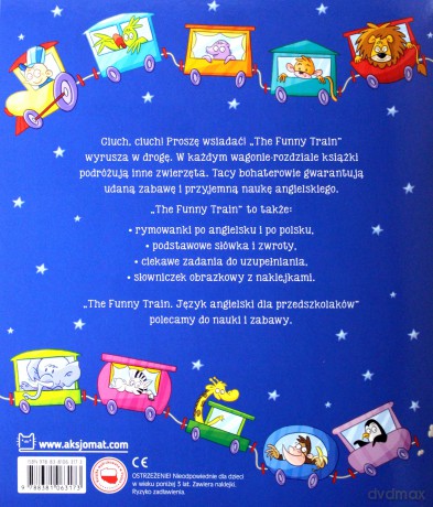 The funny train. Język angielski dla przedszkolaków [KSIĄŻKA]