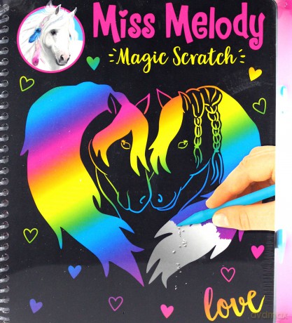 Zestaw kreatywny Magic scratch Miss melody