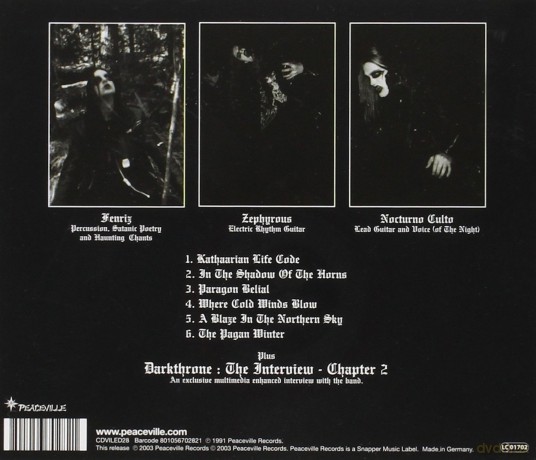 Darkthrone: Blaze In The Northern Sky [CD]