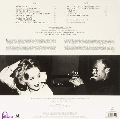 Miles Davis: Ascenceur Pour L'echafaud [Winyl]