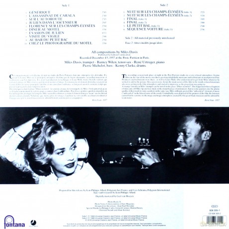 Miles Davis: Ascenceur Pour L'echafaud [Winyl]