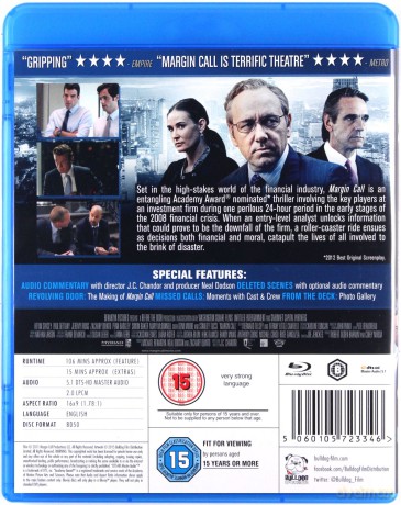 Margin Call (Chciwość) [Blu-Ray]