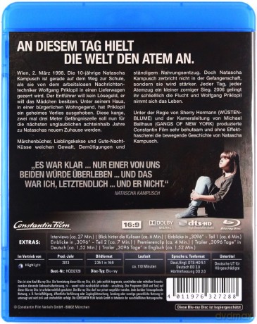 3096 Days (3096 dni) [Blu-Ray]