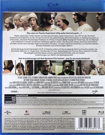 The Stanford Prison Experiment (Więzienny eksperyment) [Blu-Ray]