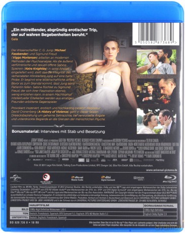 A Dangerous Method (Niebezpieczna metoda) [Blu-Ray]