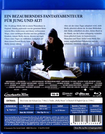 Molly Moon and the Incredible Book of Hypnotism [Blu-Ray]