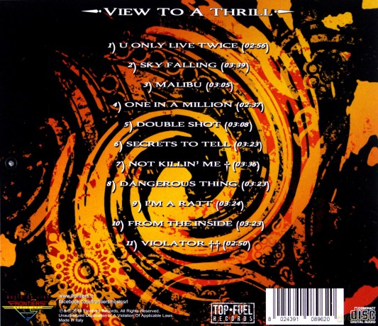 Stephen Pearcy: View To A Thrill [CD]