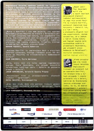 Kon-Tiki. Tratwą przez Pacyfik [DVD]