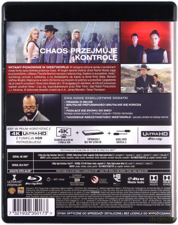 Westworld Sezon 2 [3xBlu-Ray 4K]+[3xBlu-Ray]