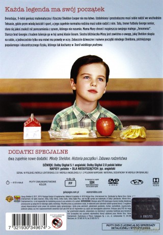 Młody Sheldon Sezon 1 [2DVD]