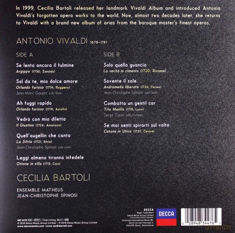 Cecilia Bartoli: Antonio Vivaldi [Winyl]