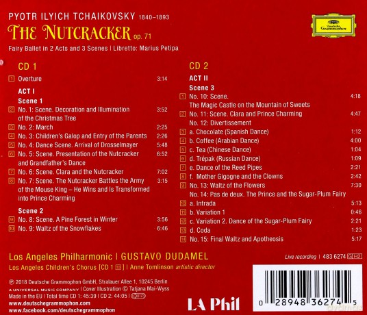 Gustavo Dudamel: Tchaikovsky The Nutcracker [2CD]