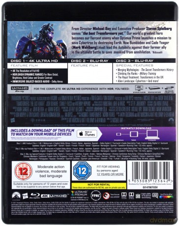 Transformers: The Last Knight (Transformers: Ostatni Rycerz) [Blu-Ray 4K]+[2xBlu-Ray]