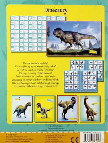 100 naklejek. Dinozaury [KSIĄŻKA]