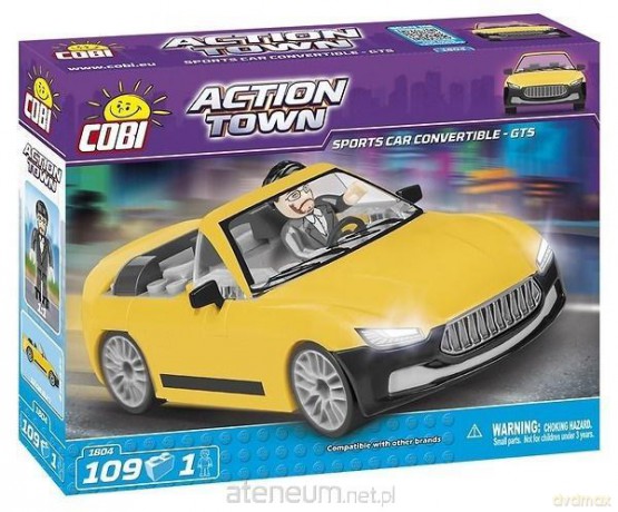 Action Town Sportowe Cabrio - GTS 109 el. [KLOCKI]