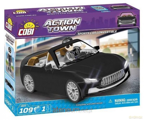 Action Town Sportowe Cabrio Cobra 109 el. [KLOCKI]