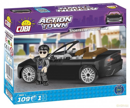 Action Town Sportowe Cabrio Cobra 109 el. [KLOCKI]