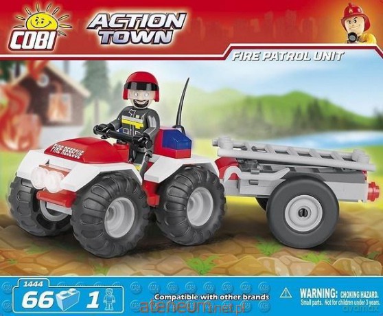 Action Town Strażacki quad patrolowy [KLOCKI]