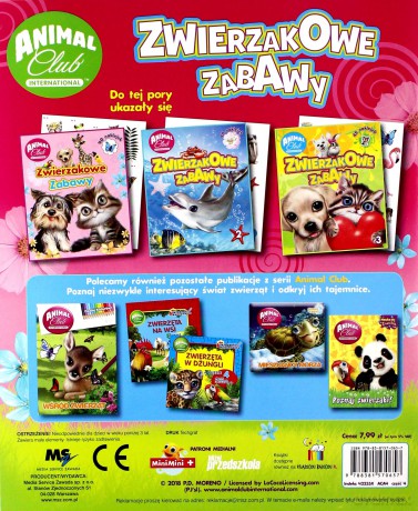 Animal Club 4 Zwierzakowe zabawy [KSIĄŻKA]