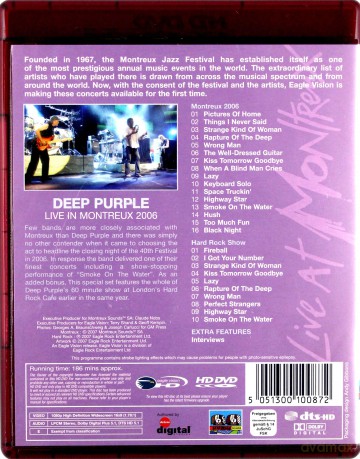 Deep Purple: Live At Montreux 2006 [HD-DVD]