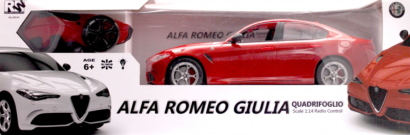 Auto zdalnie sterowane Alfa Romeo Giulia