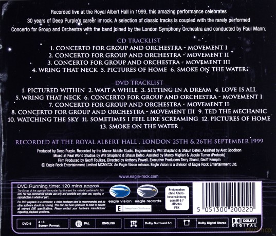 Deep Purple: In Concert With [CD]+[DVD]