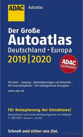 AutoAtlas ADAC. Deutschland, Europa 2019/2020 [KSIĄŻKA]