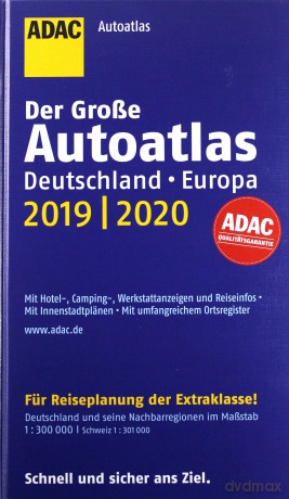 AutoAtlas ADAC. Deutschland, Europa 2019/2020 [KSIĄŻKA]