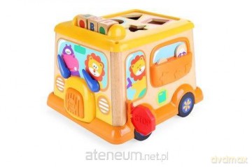 Autobus drewniany interaktywny
