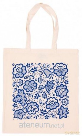 Bawełniana torba FOLK - kujawska - średnie ucho