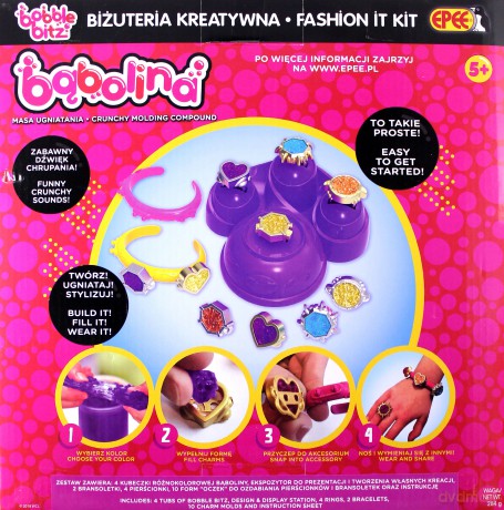 Bąbolina - masa ugniatania Zestaw Modowe kreacje