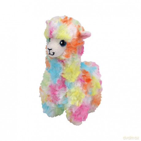 Beanie Babies kolorowa lama Lola 15 cm