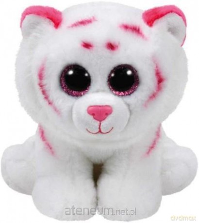 Beanie Babies Tabor - Różowo-biały Tygrys 24 cm