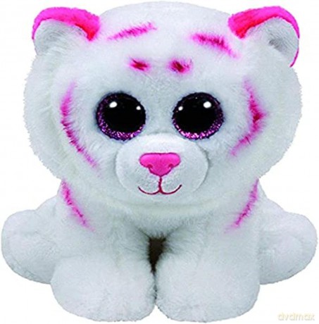 Beanie Babies Tabor - Różowo-biały Tygrys 24 cm