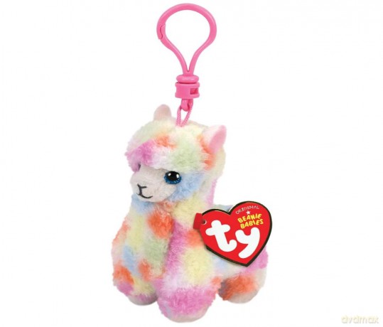 Beanie Boos kolorowa lama Lola 8,5 cm