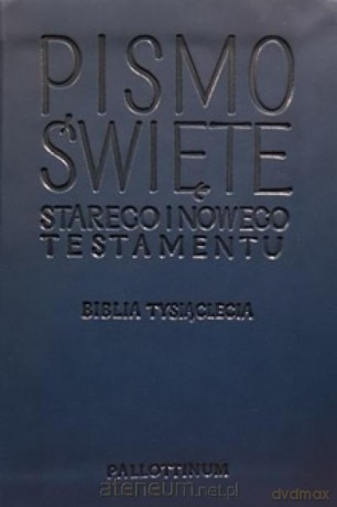 Biblia Tysiąclecia - Travel granat [KSIĄŻKA]