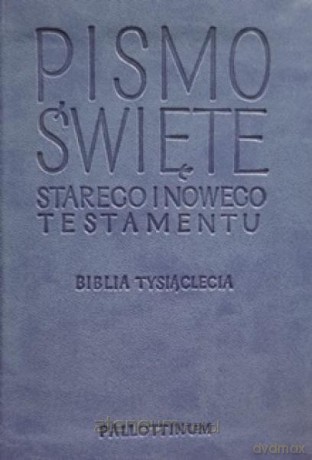 Biblia Tysiąclecia - Travel jasnoniebieska [KSIĄŻKA]