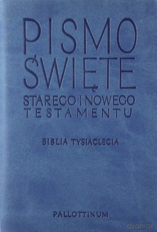 Biblia Tysiąclecia - Travel jasnoniebieska [KSIĄŻKA]