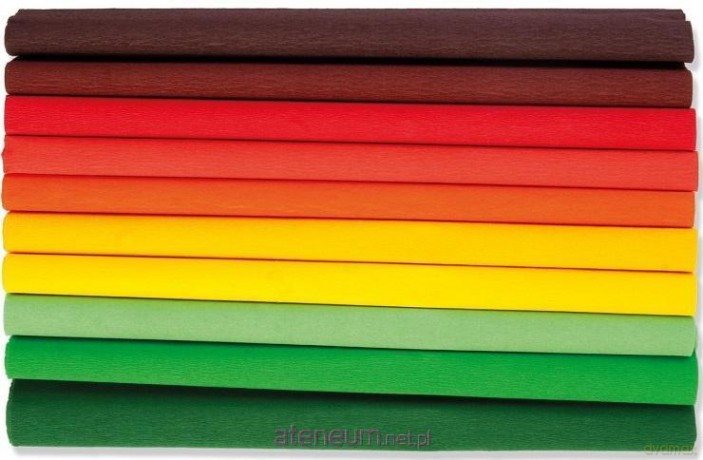 Bibuła marszczona 25x200 Jesień mix