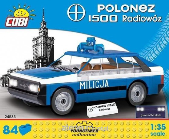 Cars Polonez Milicja 1,5 84 el. [KLOCKI]