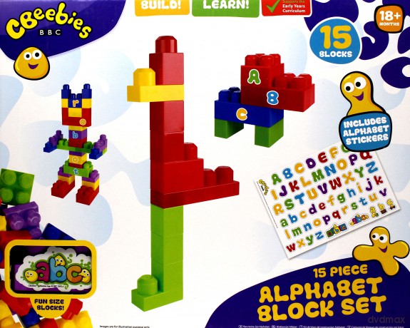 Cbeebies - klocki 15 elementów - Branded Toys [KLOCKI]